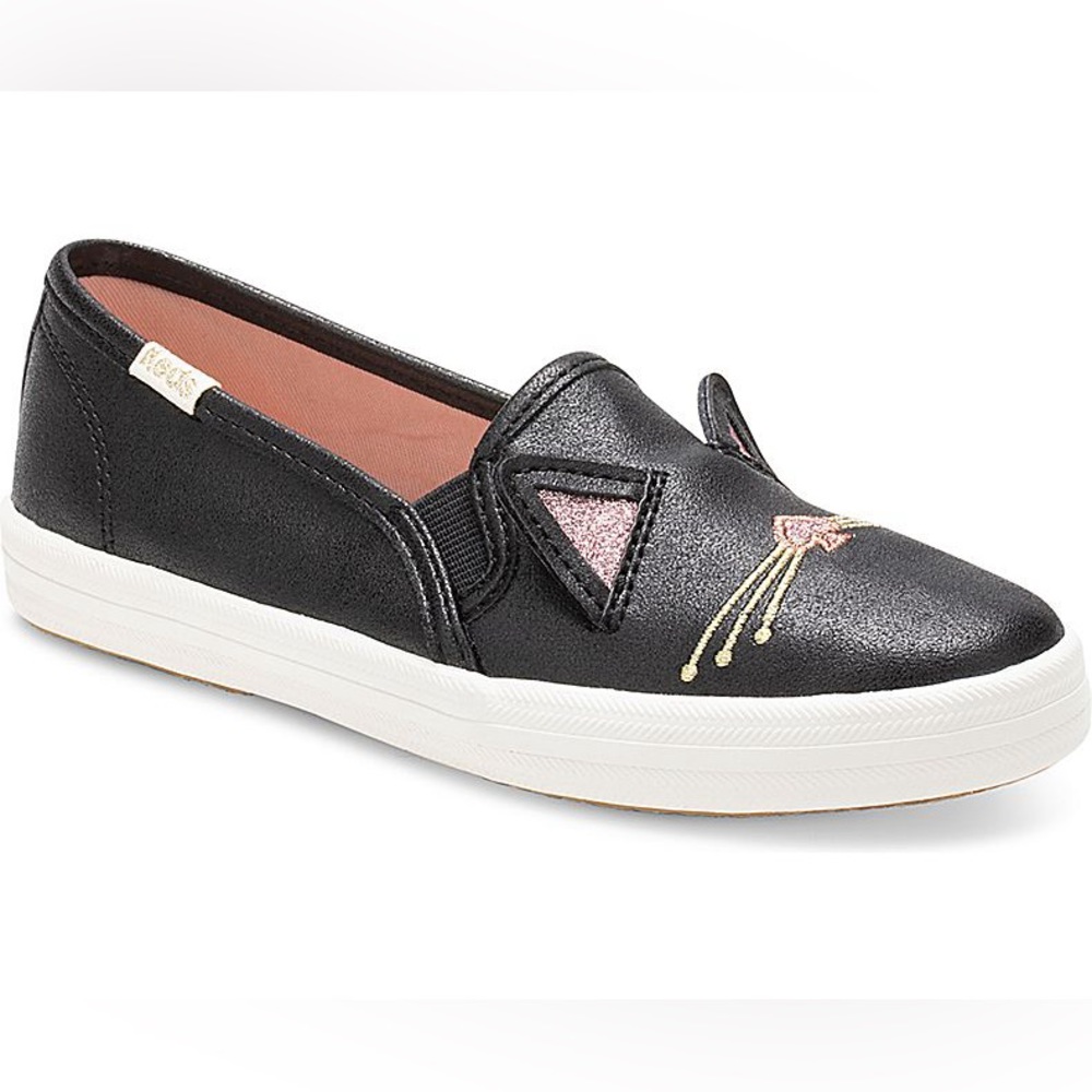 Keds X Kate Spade NY Cat Double Decker Slip On Sneakers Size 1 Youth